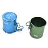 Outdoor Aluminum Camping Mug with Foldable Handle